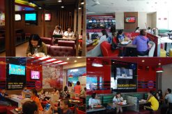 Quảng cáo màn hình LCD tại Lotteria